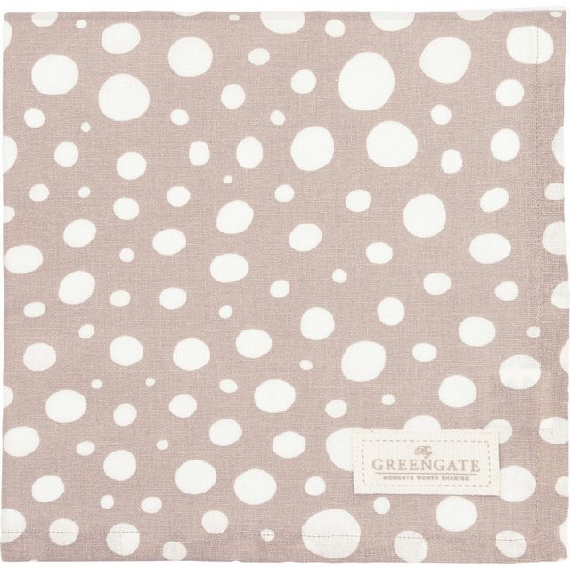 Bild von Greengate Stoffserviette Neva Stoffserviette beige 40x40cm