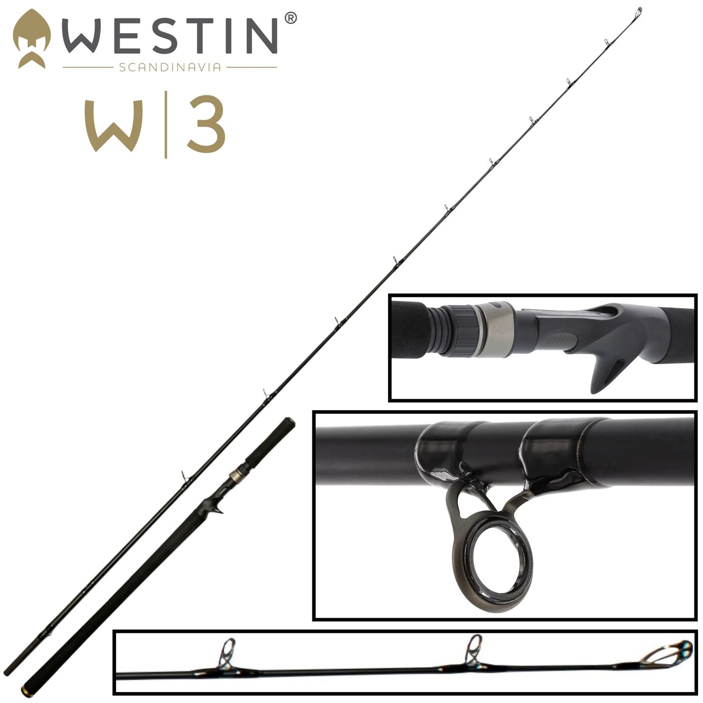 Bild von WESTIN Baitcasterrute W3 6XH MonsterStick-T 2ND 240cm 150-290g - Baitcaster Rute