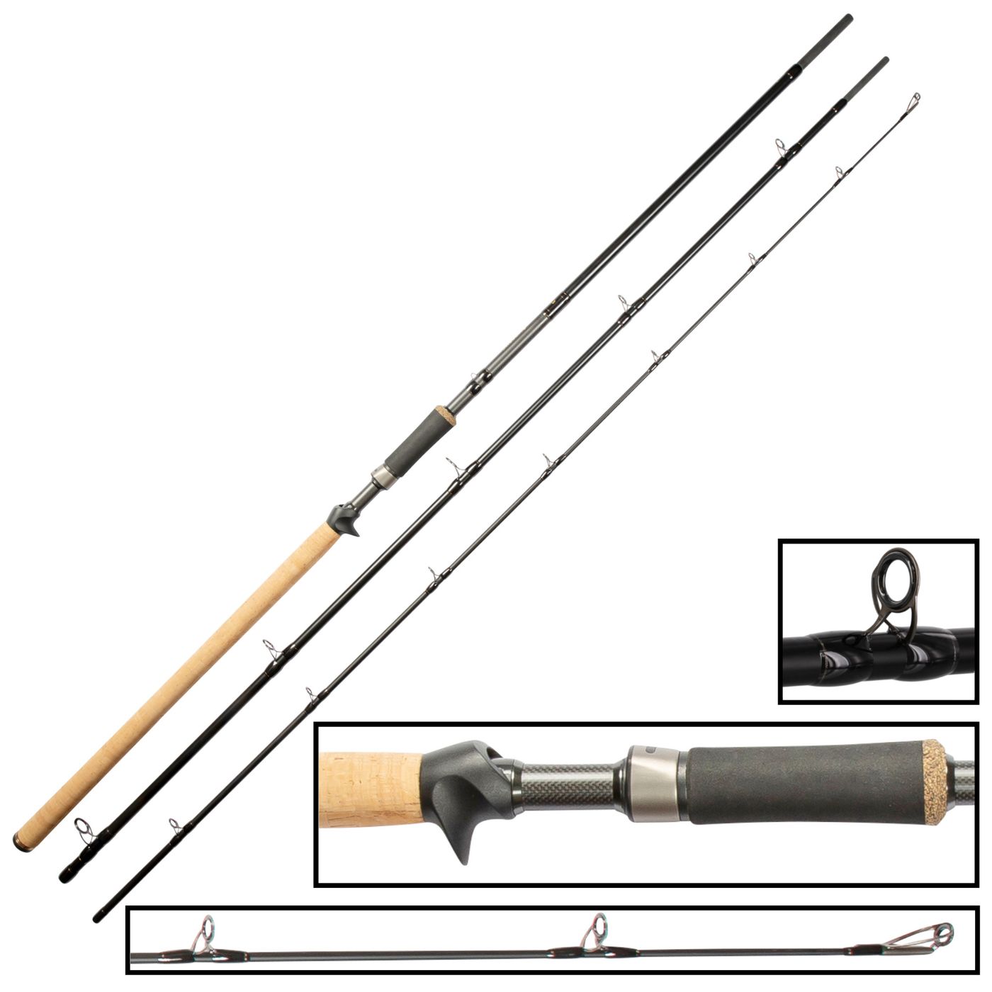 Bild von Westin W3 368cm XXH 40-150g Powerspin-T - Baitcaster Rute zum Kunstköderangeln, Spinnrute zum Raubfischangeln, Bigbaitrute, Blinkerrute für Raubfische