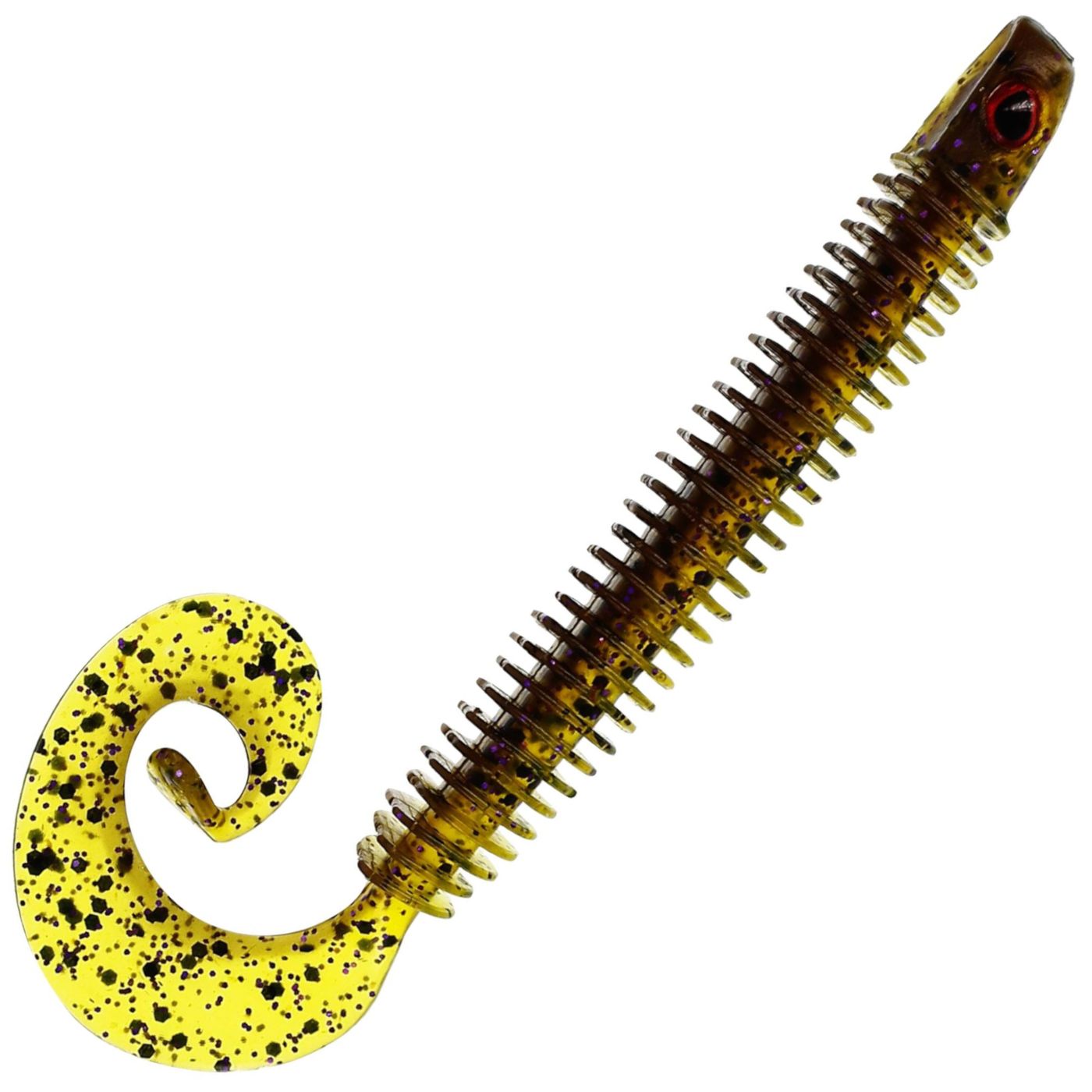 Bild von WESTIN RingTeez Curltail 10cm 4g Green Pumpkin Purple 8Stk.