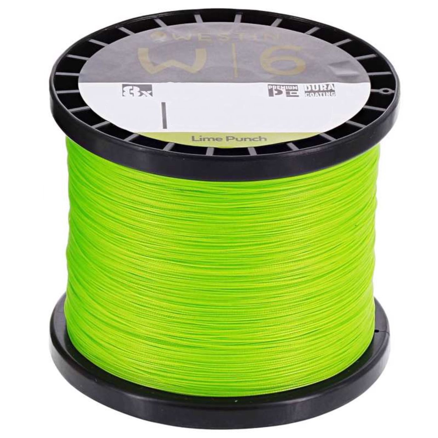 Bild von Westin W6 Braid 8 Lime Punch 0,08-0,165mm - 1500m geflochtene Schnur