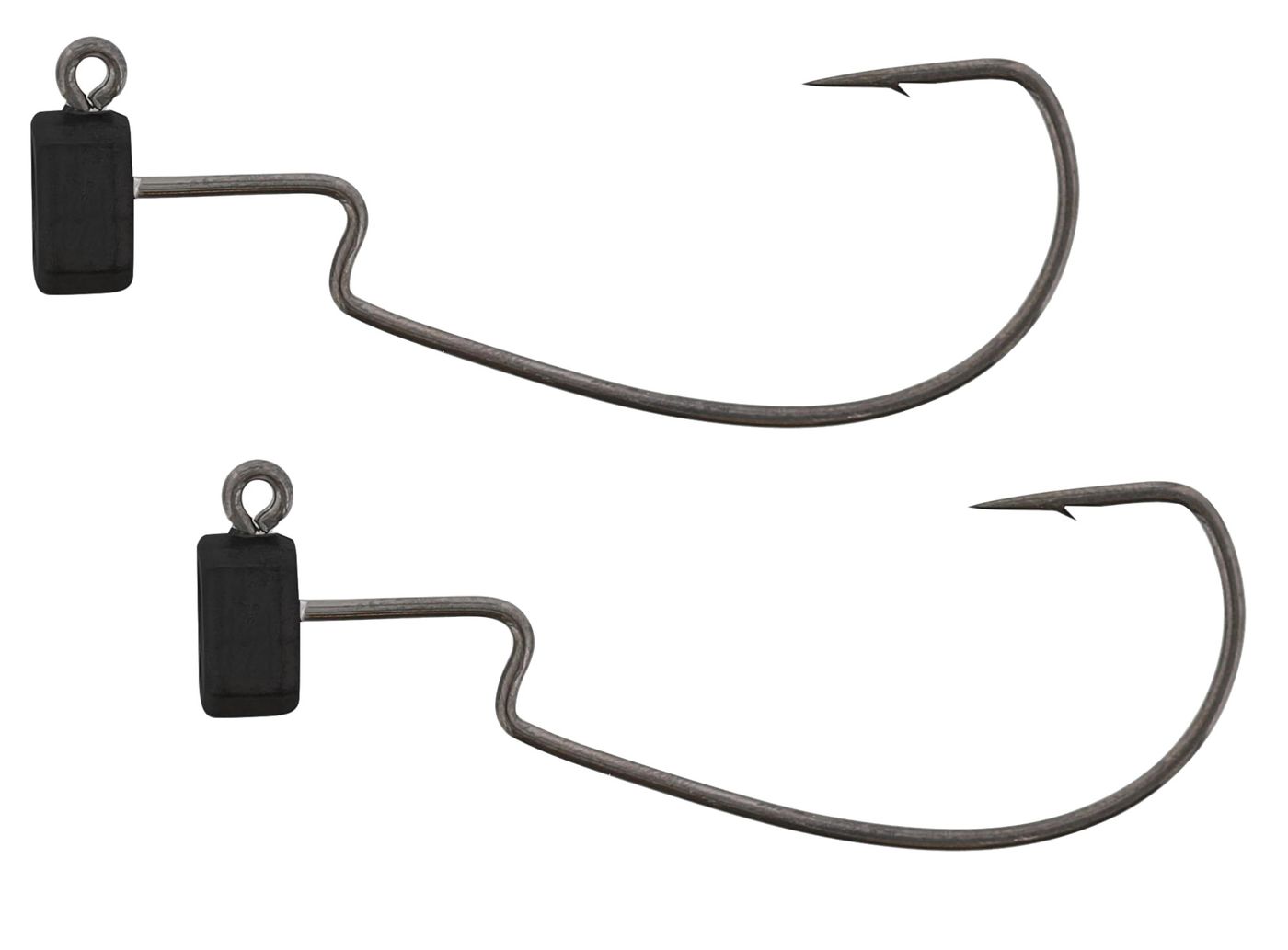 Bild von Westin Offset Ned Jig Head Black Nickel Tungsten - 2 Jighaken