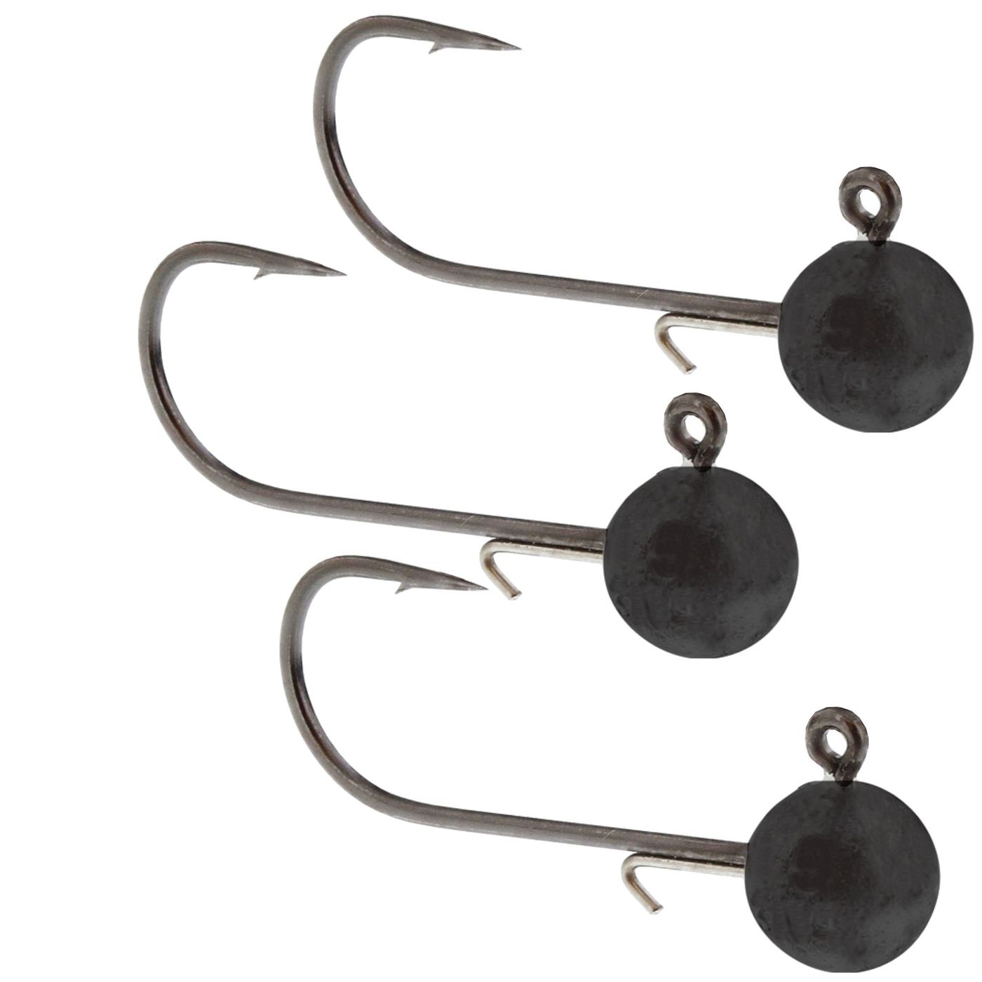 Bild von Westin Micro Jig Head Tungsten Black Nickel - 3 Jighaken