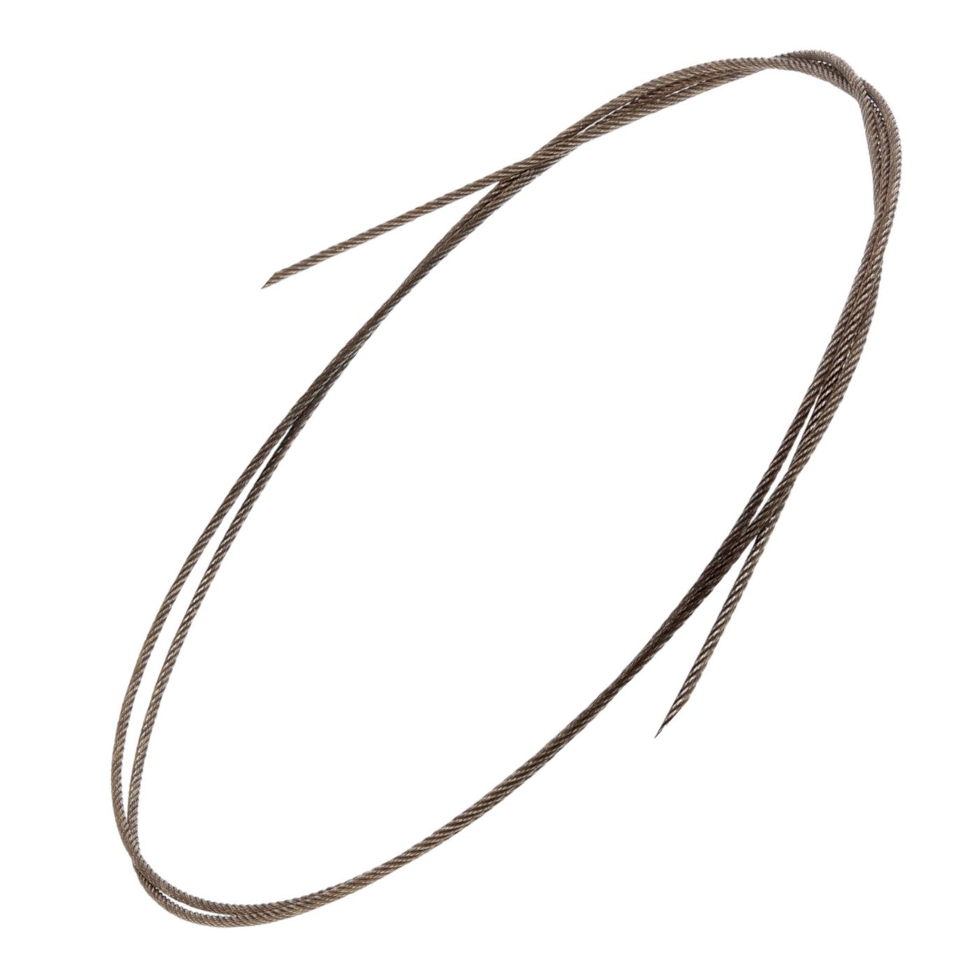 Bild von WESTIN Vorfachschnur Westin Stainless Steel 49-Strand Wire Brown - 5m Stahlvorfach, 0.54 m Länge, 0.54 mm Fadendurchmesser, (1-St)