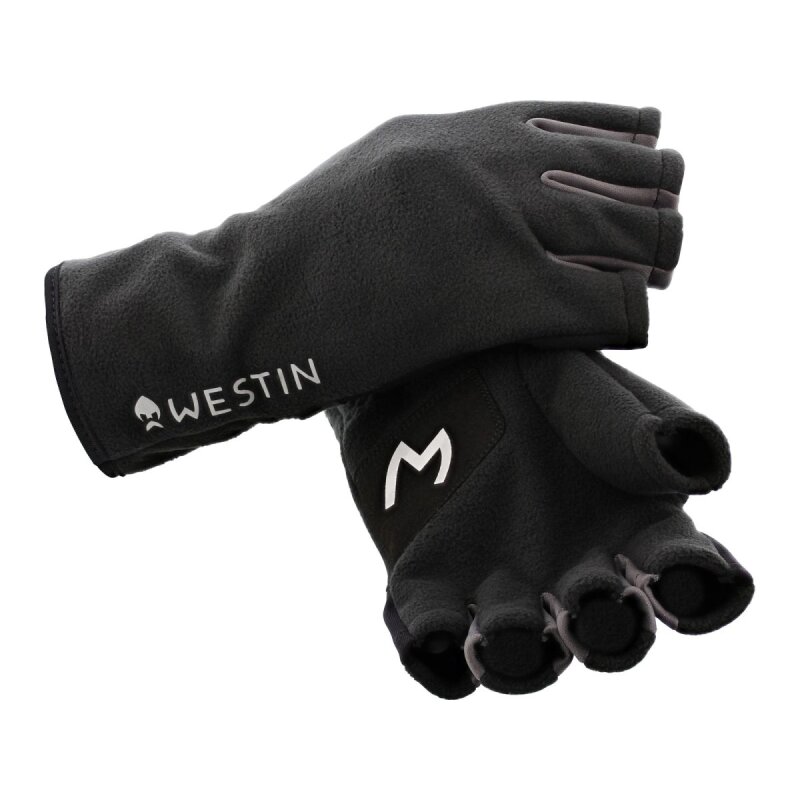 Bild von Westin HLF Fleece Gloves Carbon Black - Angelhandschuhe
