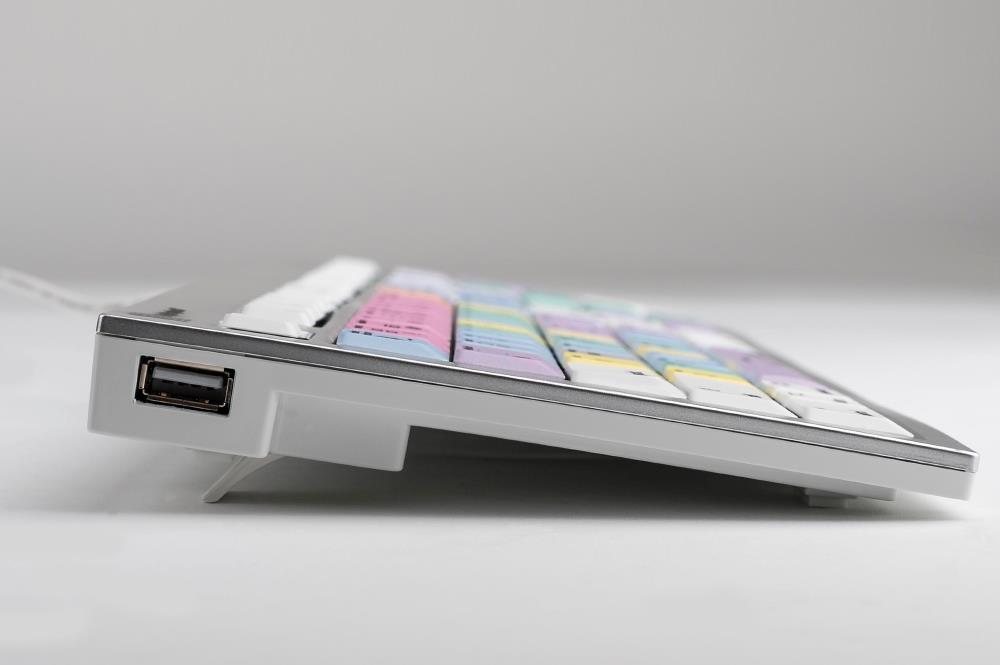 Bild von Logickeyboard LKB-FCPX10-CWMU-FR USB AZERTY Französisch Mehrfarben Tastatur (LKB-FCPX10-CWMU-FR)