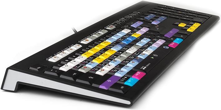 Bild von Logickeyboard Astra USB Englisch Schwarz - Mehrfarben (LKB-C4DB-AMBH-UK)