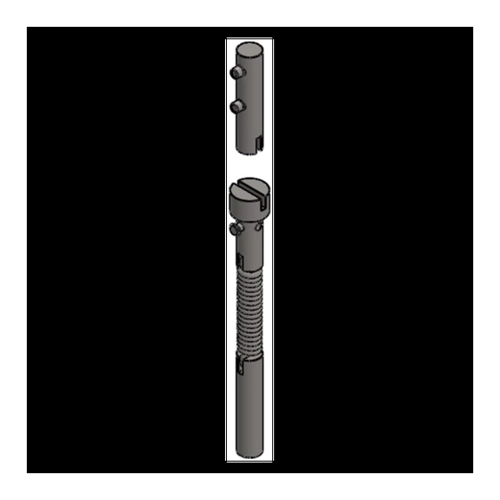Bild von TermaTech Scharnierset mit B1 Feder für Kaminöfen TT20/TT21/TT22/TT23