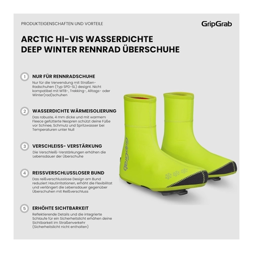 Bild von GripGrab ARCTIC Fahrrad Überschuhe: Ideale Begleiter für kalte Wintertage