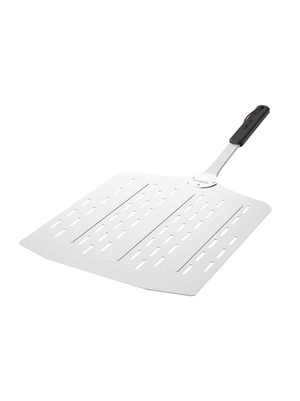 Bild von Dehner Grillbesteck-Set Pizzaschaufel, 75 x 35 x 3 cm, silber, hitzestabiler Pizzaschieber, passend für 17" Pizzaöfen