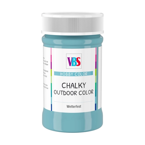 Bild von VBS Chalky Outdoor Color - Antikblau für kreative Bastelprojekte
