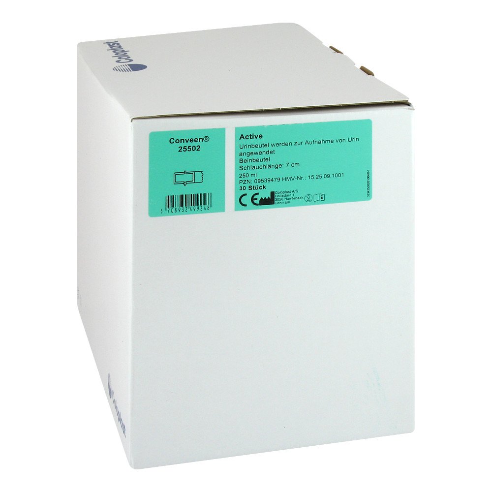 Bild von Conveen Active Urinbeinbeutel 250 ml - Bei Inkontinenz.