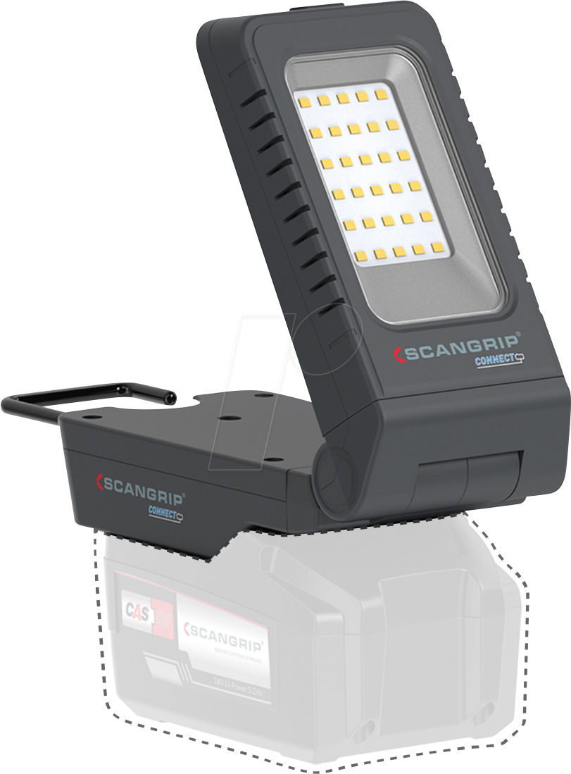 Bild von Scangrip LED-Strahler BASIC CONNECT 97 W 1000 lm 5,2 Ah 18 V IP30 03.6109C