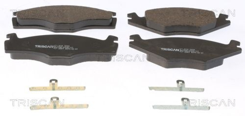 Bild von Triscan 8110 10104 Bremsbelagsatz, Scheibenbremse - (4-teilig)