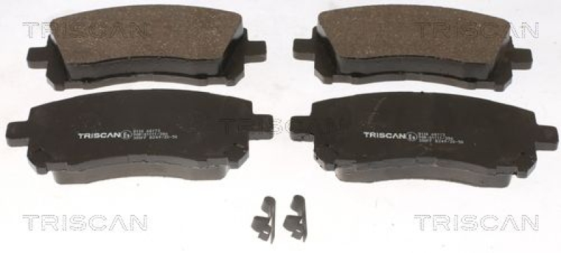 Bild von Triscan 8110 68173 Bremsbelagsatz, Scheibenbremse - (4-teilig)