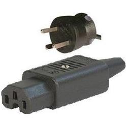 Bild von HP HPE Powercord DK EDB to C15 1.8m black (1.80 m), Stromkabel