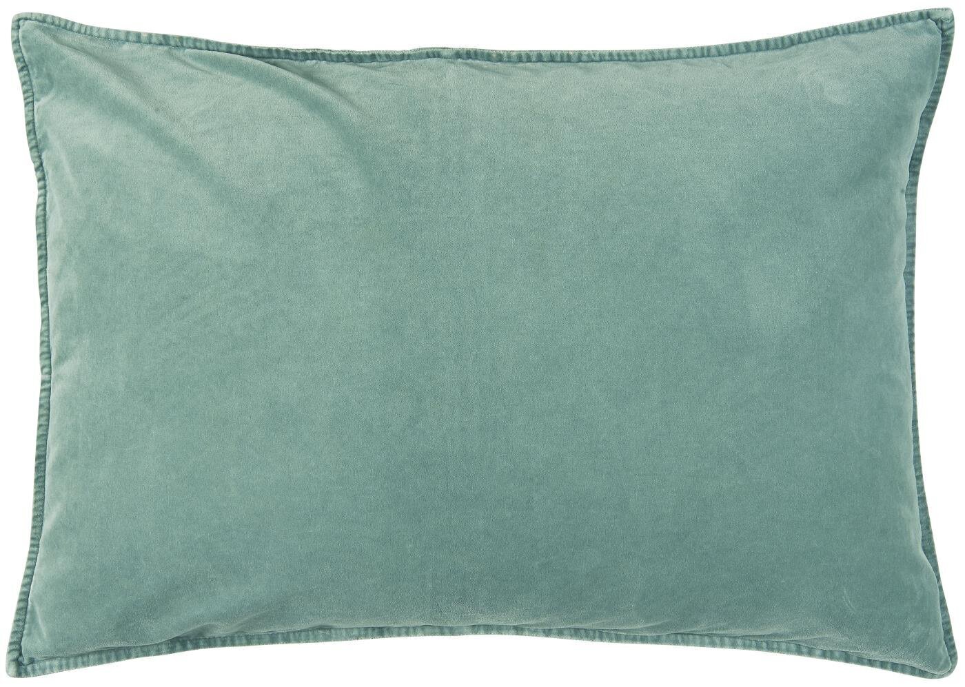 Bild von Kissenbezug Velour rechteckig, 52 x 72 cm, green mist