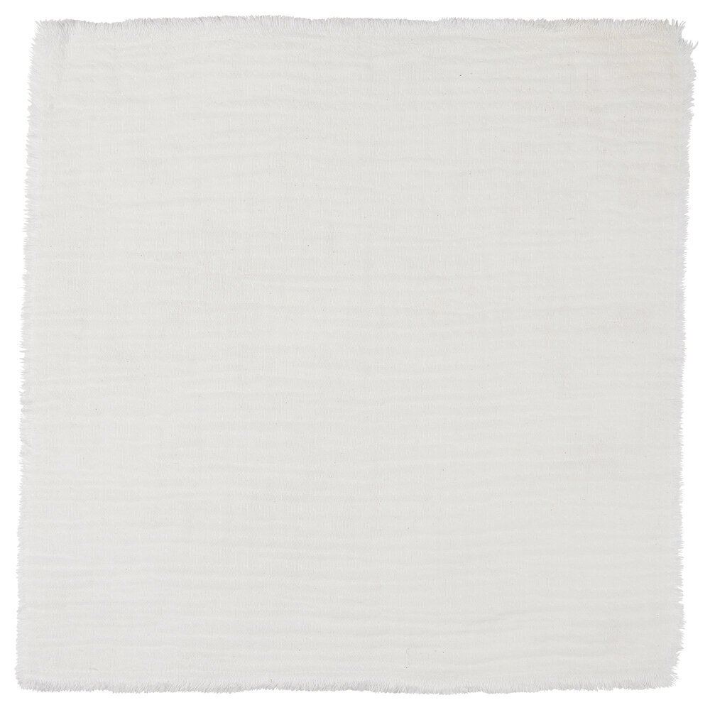 Bild von Stoffserviette doppelt gewebt, 40 x 40 cm, weiss