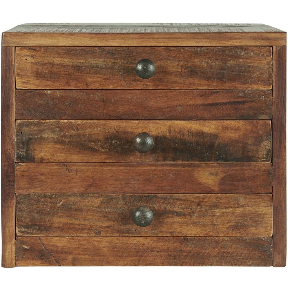 Bild von Ib Laursen Schubkastenkommode Ablage Schrein Schatulle Kästchen Kleine Kommode Holz Unika Laursen