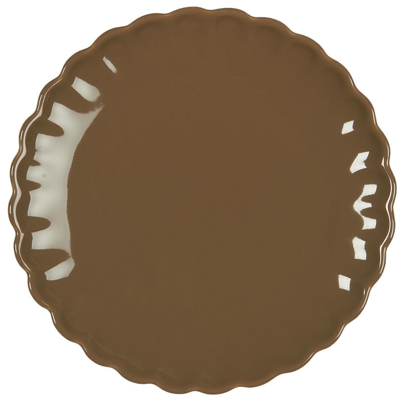 Bild von Ib Laursen Frühstücksteller Teller Kuchenteller Frühstücksteller Mynte Hazelnut Braun Ib Laursen