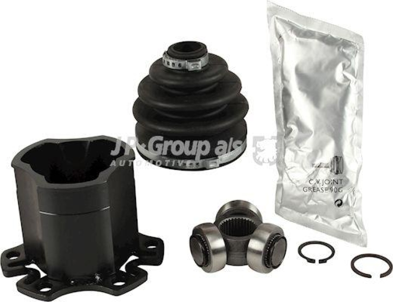 Bild von JP GROUP 1143501410 Gelenksatz Antriebswellengelenk, Gleichlaufgelenk, Antriebsgelenk Vorderachse, getriebeseitig AUDI: A6 C6 Avant, A4 B7 Avant