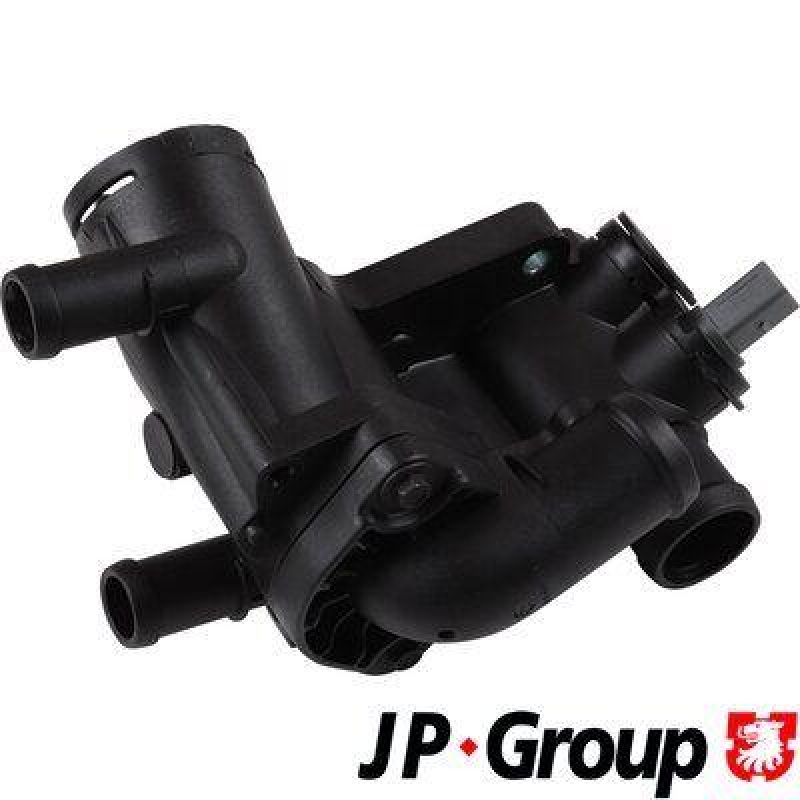 Bild von JP GROUP 1114512300 Thermostatgehäuse 87 mit Dichtung mit Sensor VOLKSWAGEN: Polo V Hatchback, GOLF 6, Polo IV Hatchback, SEAT: Ibiza 4