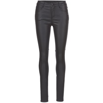 Bild von Vila Clothes Damen Slim Hose VICOMMIT RW New Coated - NOOS 14036194, Gr. 42 (Herstellergröße:XL), Schwarz (Black)