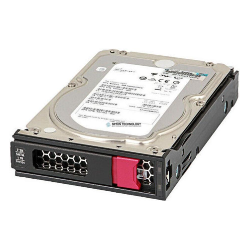 Bild von HP HDD 1TB 7.2K SATA-3 6Gb EC0 (1 TB, 3.5"), Festplatte – Leistungsstark und Zuverlässig