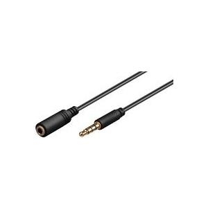 Bild von Microconnect 3.5mm - 3.5mm - 1.0m 1m 3.5mm 3.5mm Schwarz (IPOD003B)