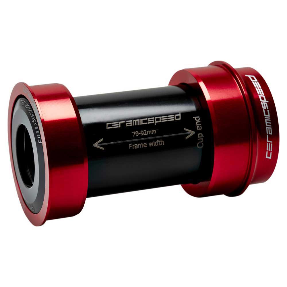 Bild von Ceramicspeed Bbright Sram Gxp Coated Bottom Bracket Cups Rot,Schwarz 79 mm