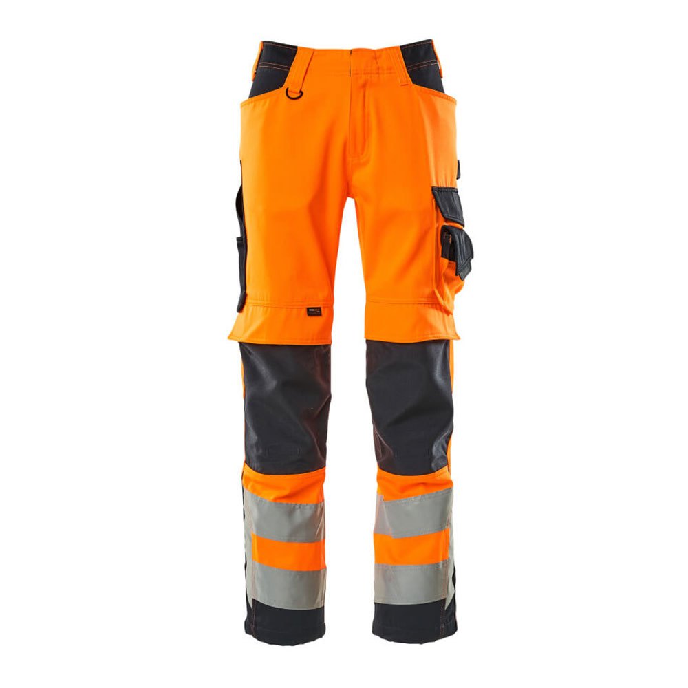 Bild von Kendal Hose mit Knietaschen SAFE SUPREME, hi-vis Orange/Schwarzblau, Größe 76C46