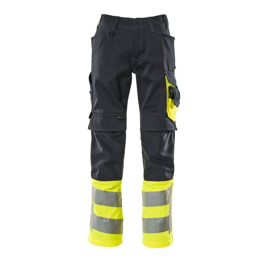 Bild von Leeds Hose mit Knietaschen SAFE SUPREME, Schwarzblau/hi-vis Gelb, Größe 82C52