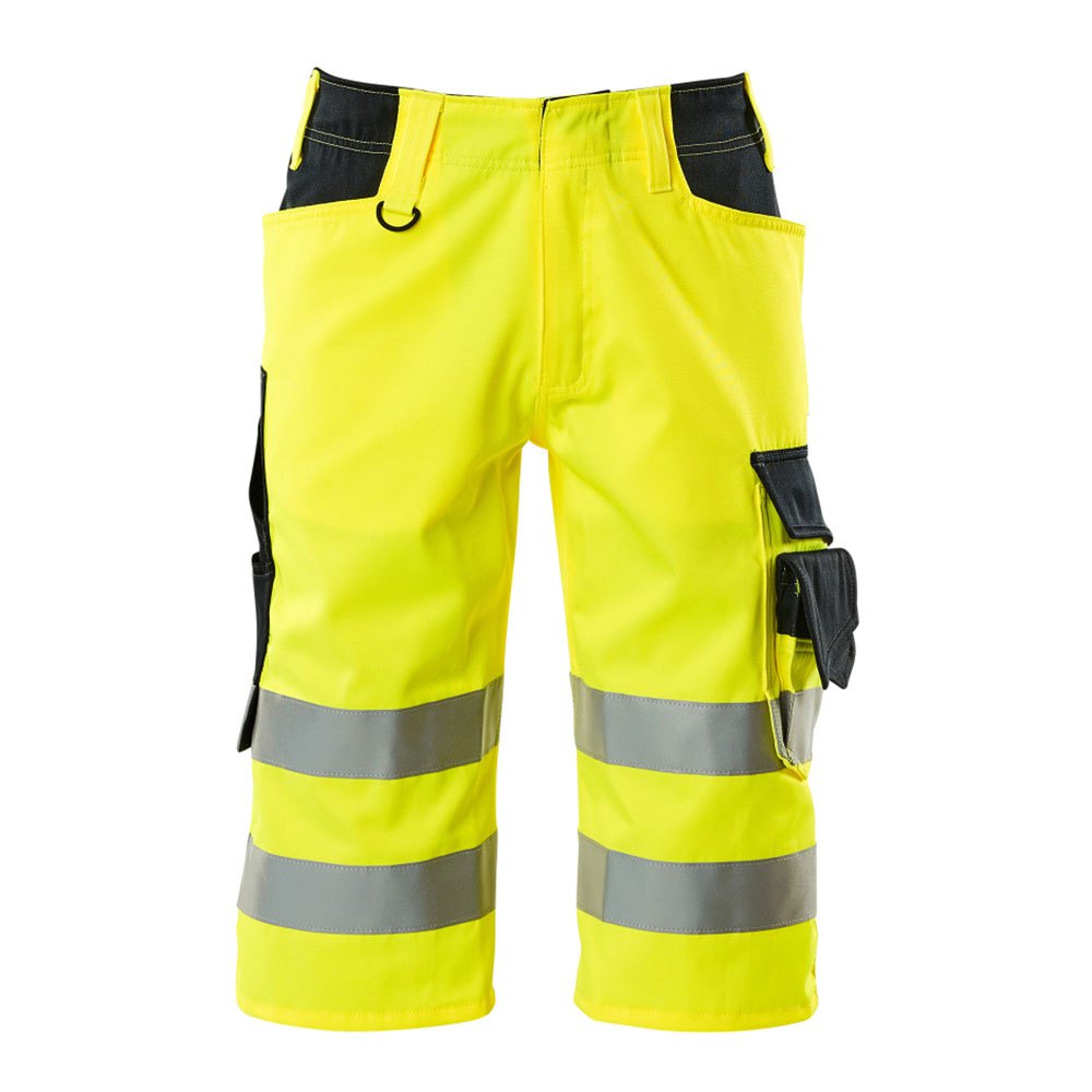 Bild von Luton Shorts, lang SAFE SUPREME, hi-vis Gelb/Schwarzblau, Größe C62