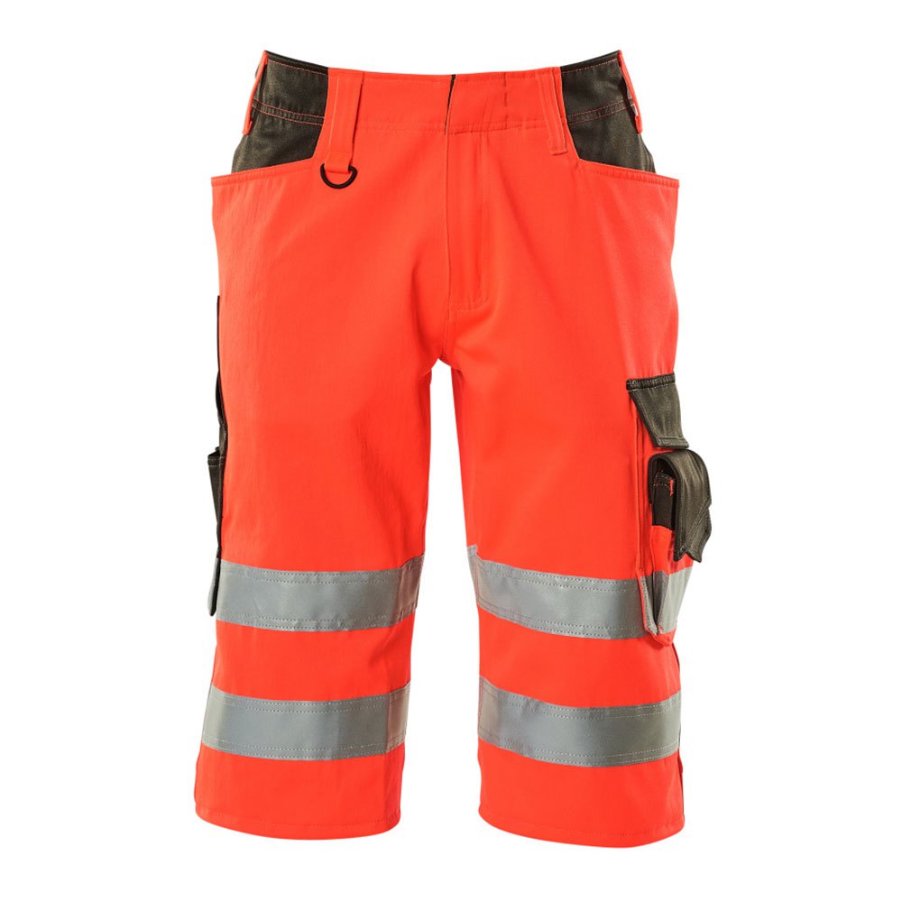 Bild von Luton Shorts, lang SAFE SUPREME, hi-vis Rot/Dunkelanthrazit, Größe C46