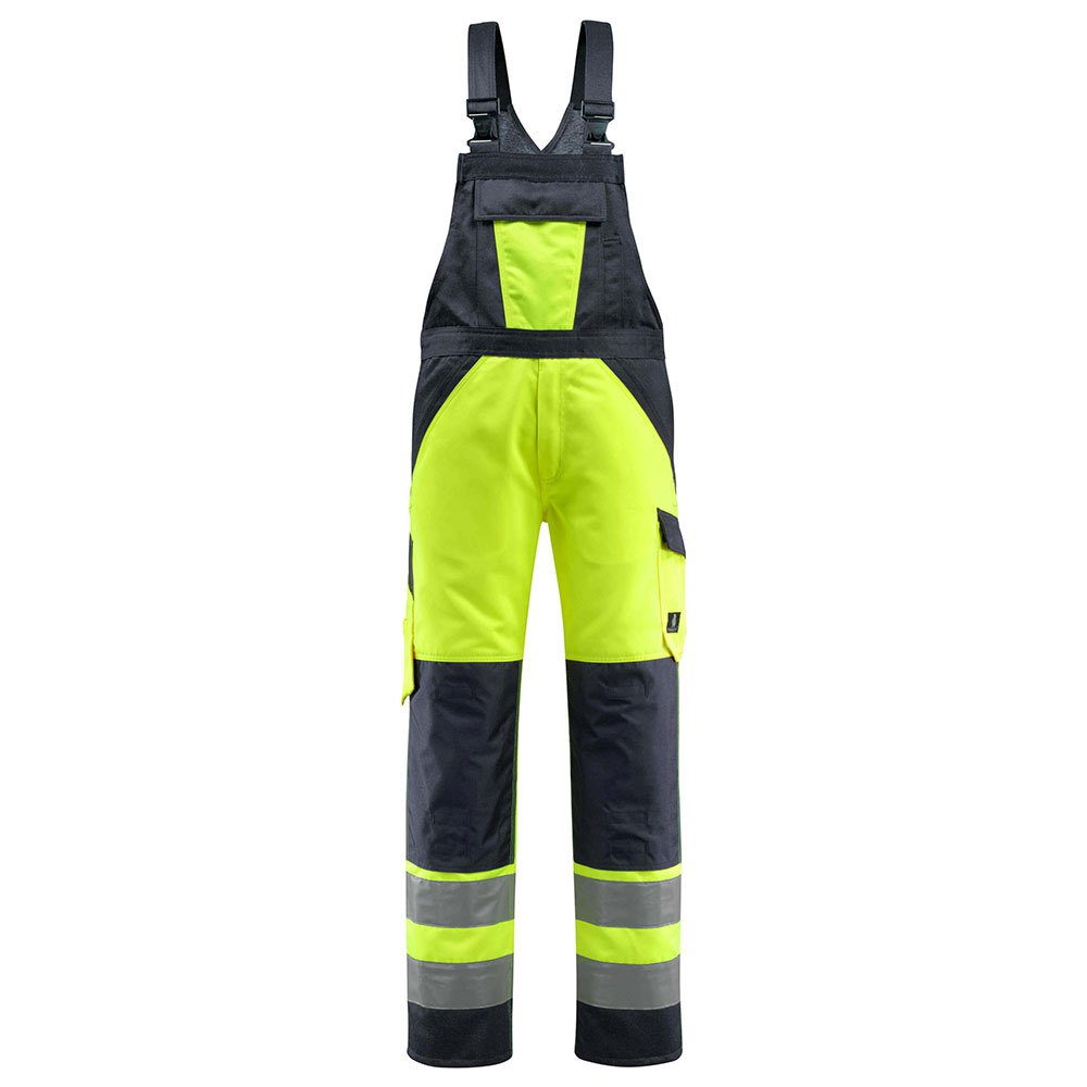Bild von Gosford Latzhose mit Knietaschen - SAFE LIGHT - hi-vis Gelb/Schwarzblau, Gr. 82C50