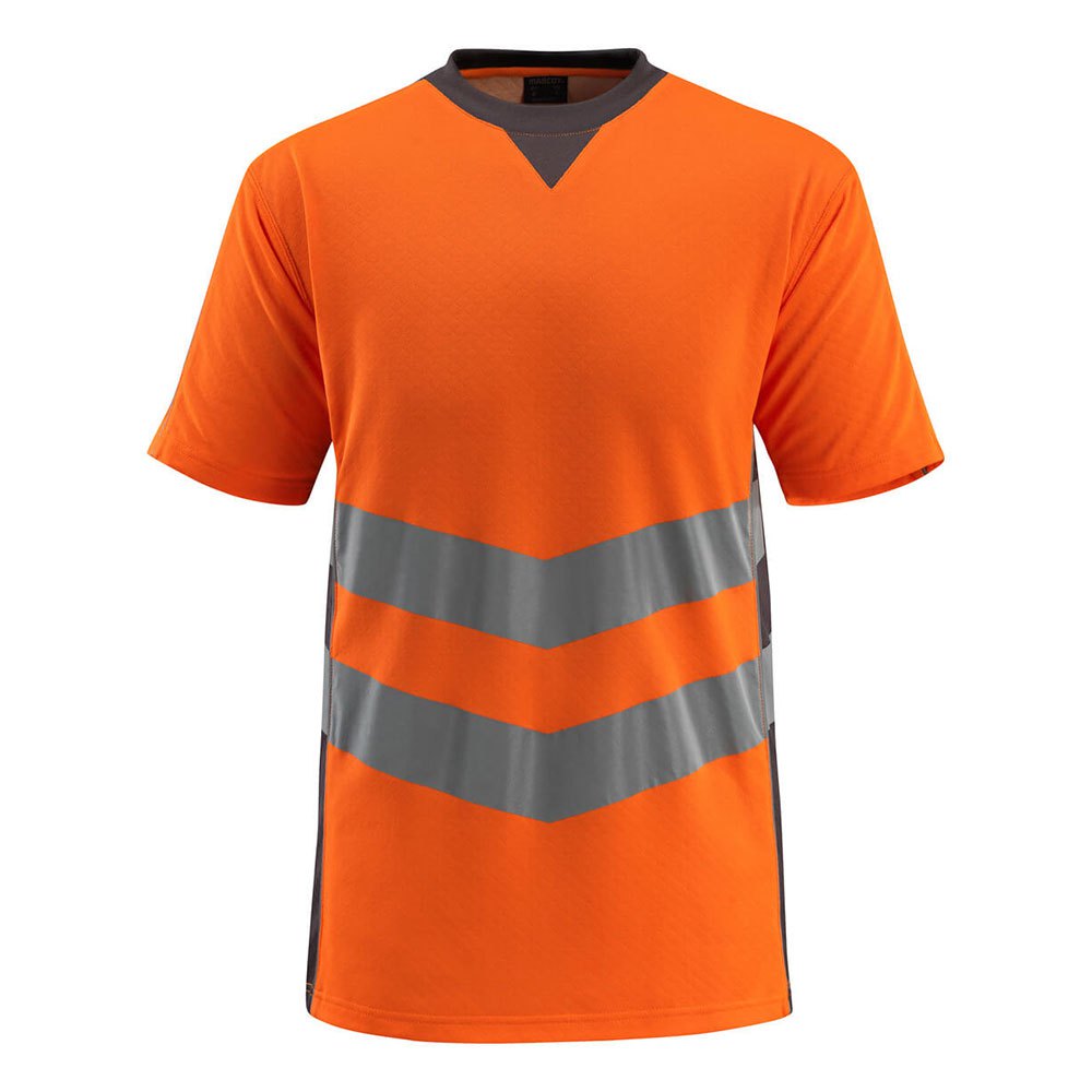 Bild von Sandwell T-Shirt SAFE SUPREME, hi-vis Orange/Dunkelanthrazit, Größe L