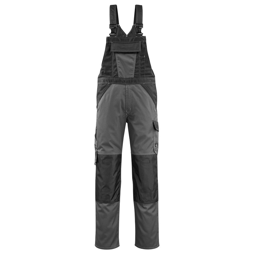 Bild von Leeton Latzhose mit Knietaschen LIGHT, Dunkelanthrazit/Schwarz, Größe 82C62