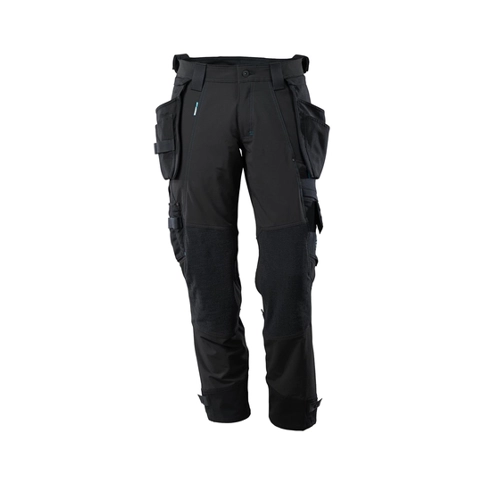 Bild von MASCOT® Hose mit Hängetaschen ADVANCED - Schwarz, Größe 76C48