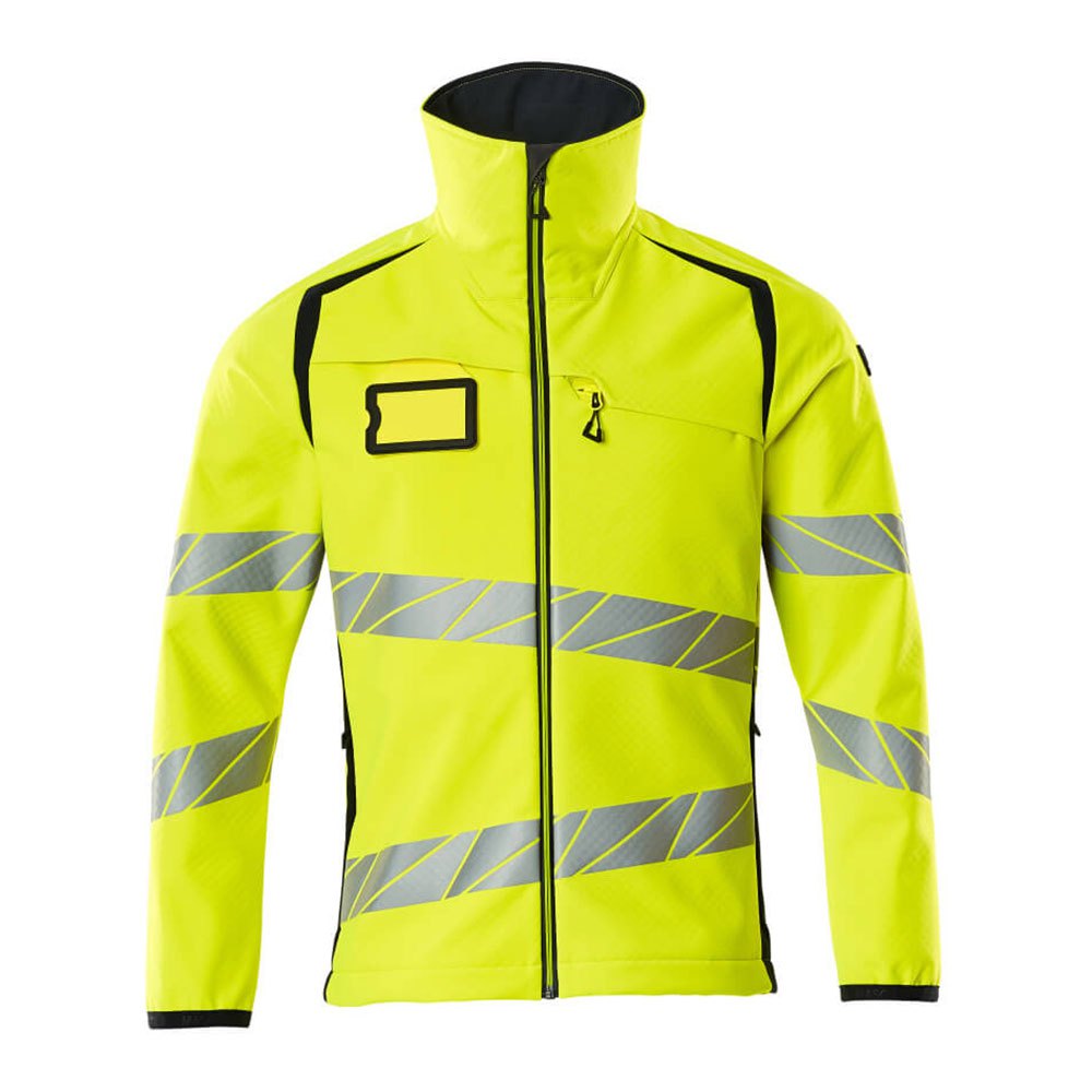 Bild von Soft Shell Jacke ACCELERATE SAFE, hi-vis Gelb/Schwarzblau, Größe XL