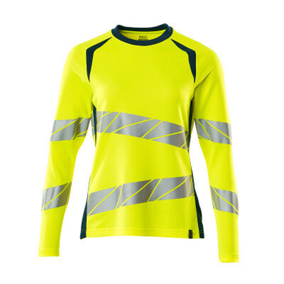 Bild von T-Shirt, Langarm ACCELERATE SAFE, hi-vis Gelb/Dunkelpetroleum, Größe S-ONE