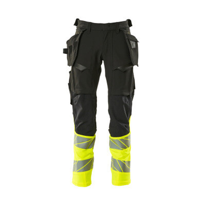 Bild von Mascot Accelerate Safe 19131 Hanging Pockets Big Work Pants Schwarz 50 / 30 Herren