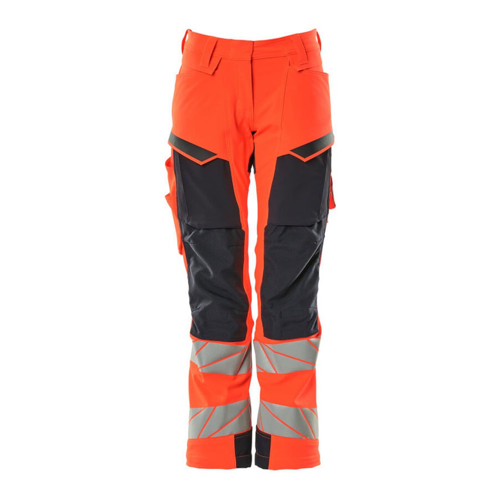 Bild von Hose mit Knietaschen ACCELERATE SAFE, hi-vis Rot/Schwarzblau, Größe 82C34
