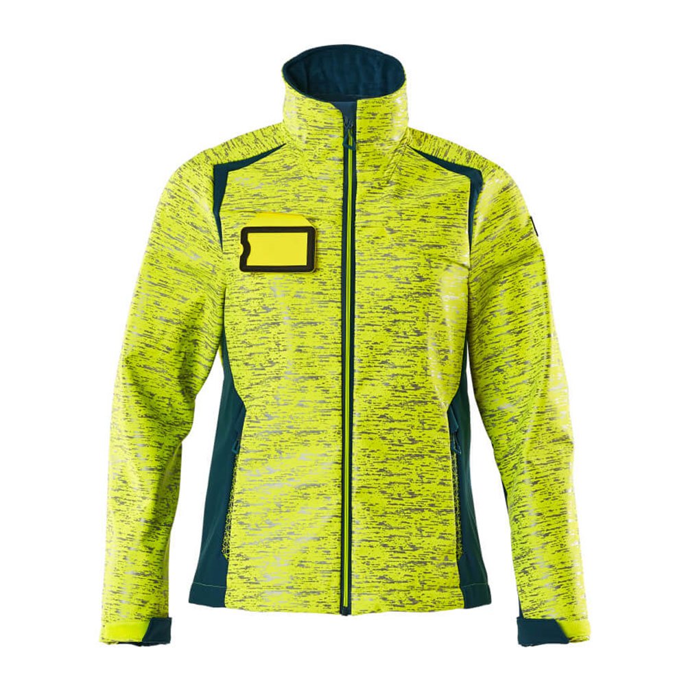 Bild von Soft Shell Jacke ACCELERATE SAFE, hi-vis Gelb/Dunkelpetroleum, Größe 2XL