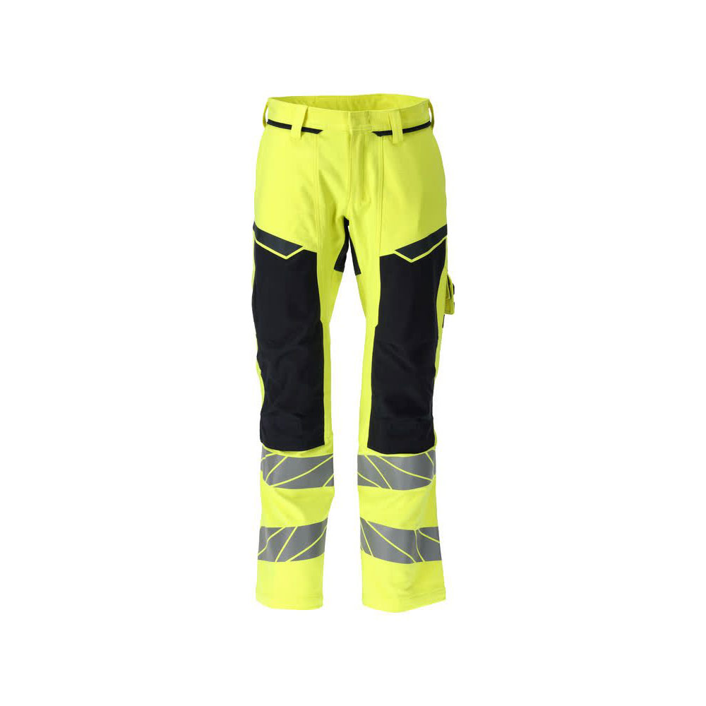Bild von Mascot Trousers With Kneepad Pockets And Stretch Gelb 51 / 30 Herren