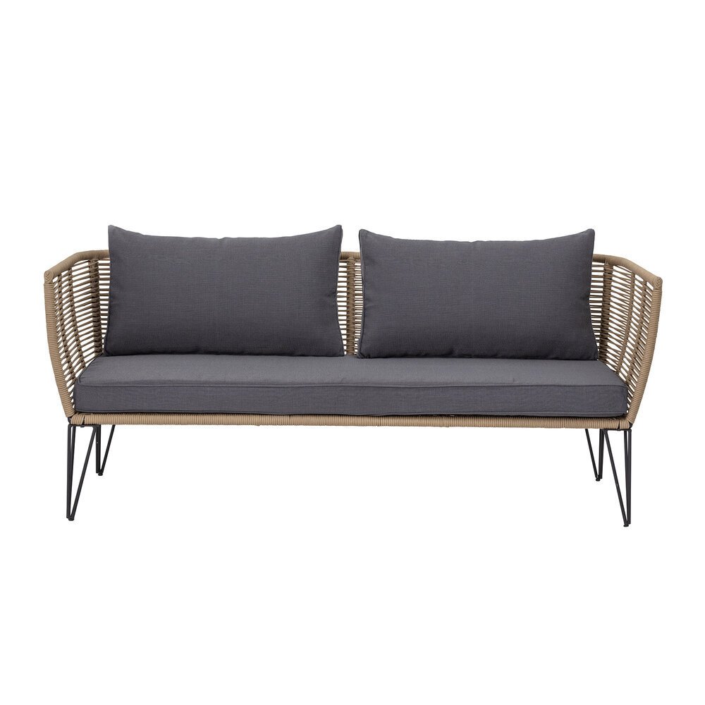Bild von Gartensofa Mundo, L175 x B74 x H72cm, braun