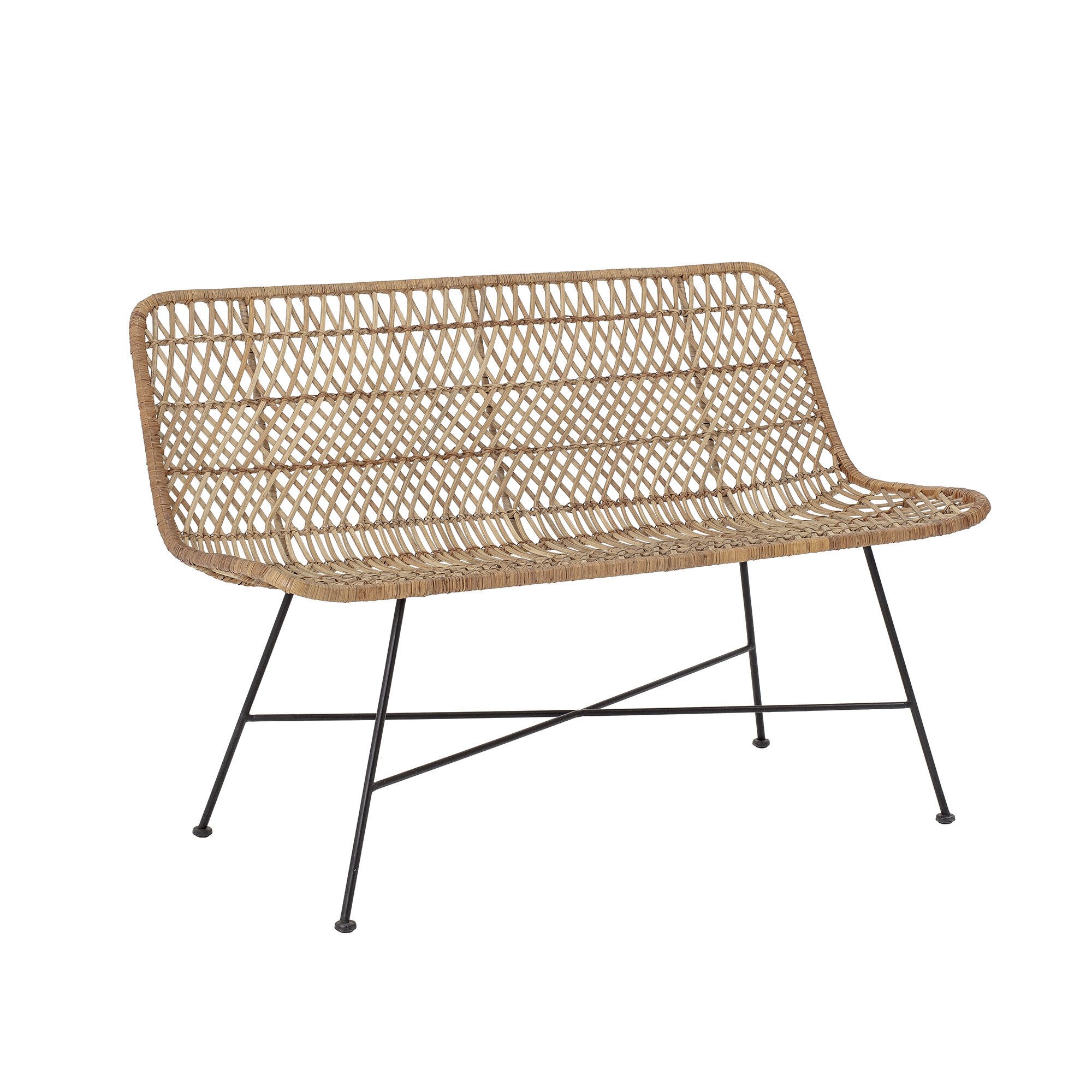 Bild von Sofa Hallie aus Rattan, L120xH80xW61 cm, natur