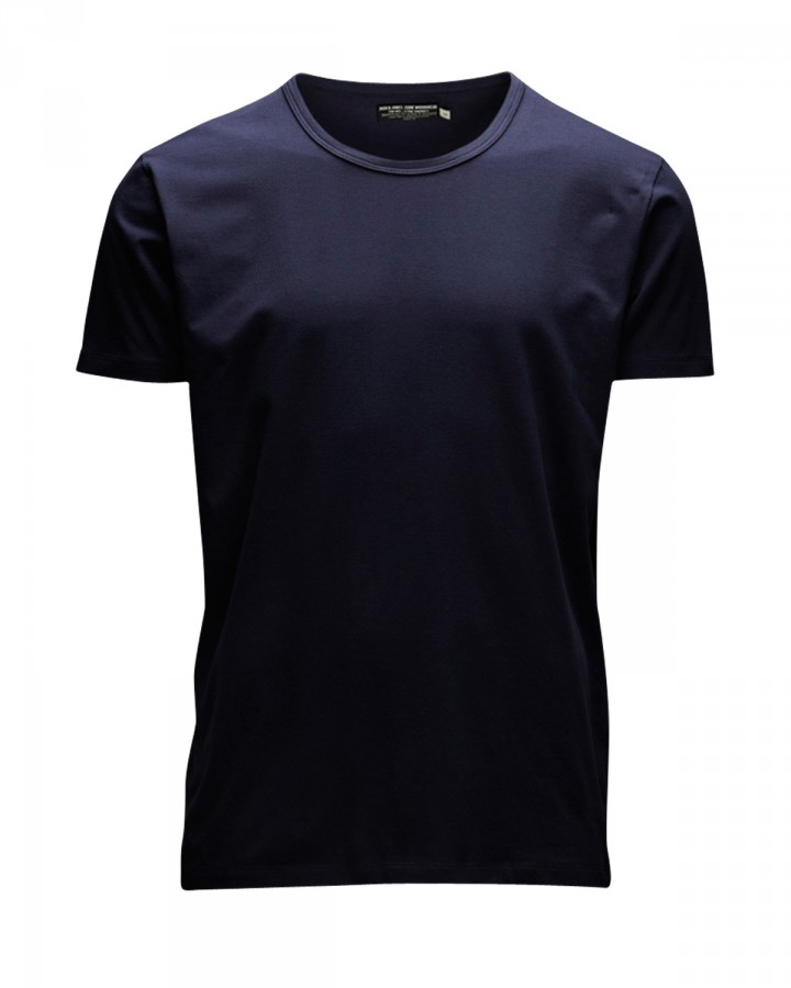 Bild von JACK & JONES Herren T-Shirt JJEBasic O-Neck Tee Herrenshirt Navy Blue XL