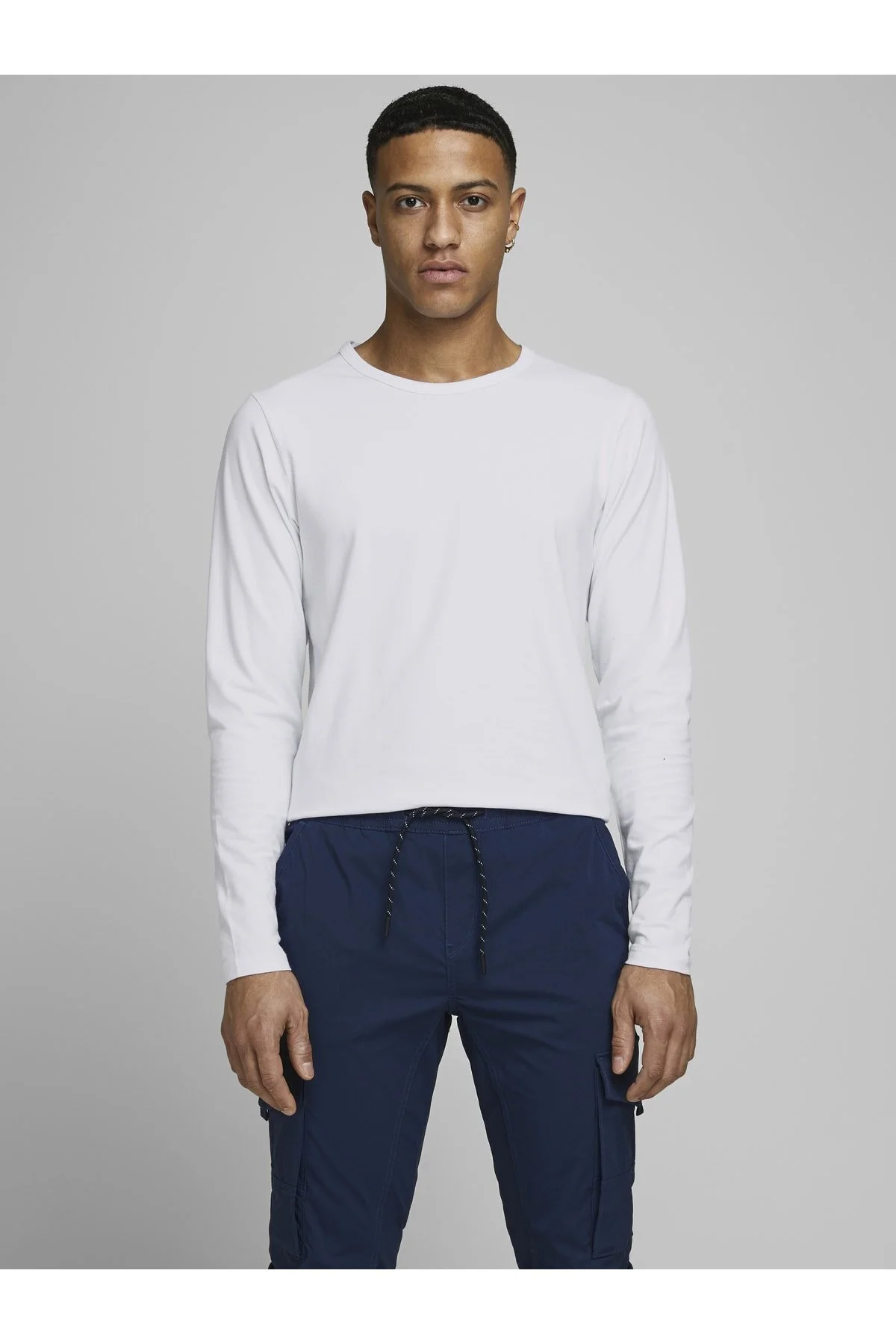Bild von Jack & Jones Pullover Longsleeve Mit Rundhals Jjebasic O-neck Tee für Herren - XL