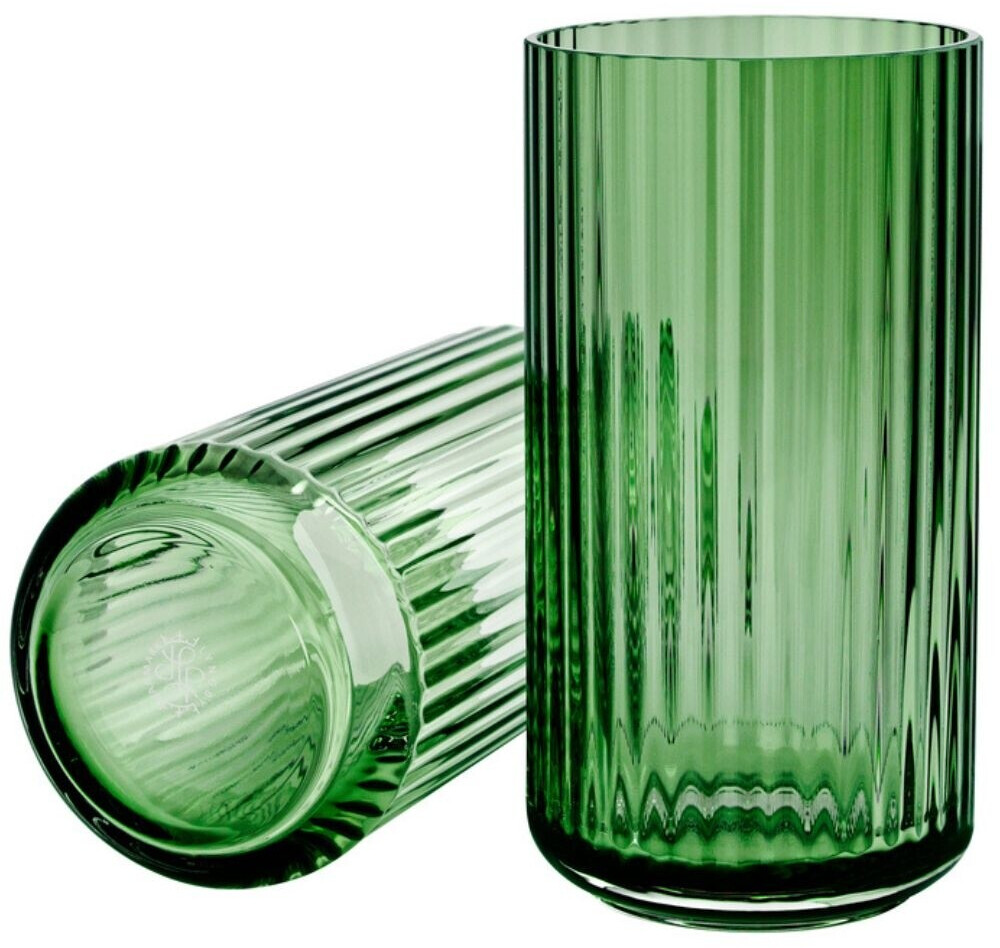 Bild von Lyngby Porcelæn Dekovase Lyngby Porcelæn Lyngby Vase H20.5 copenhagen green mundgeblasenes glas