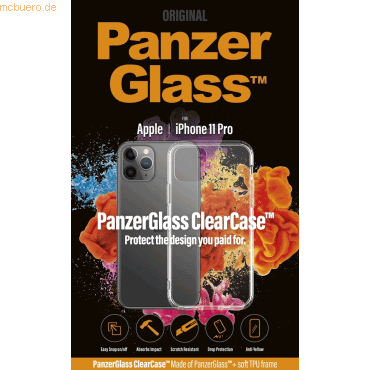 Bild von PanzerGlass ClearCase (Apple iPhone 11 Pro), Smartphone Hülle, Transparent